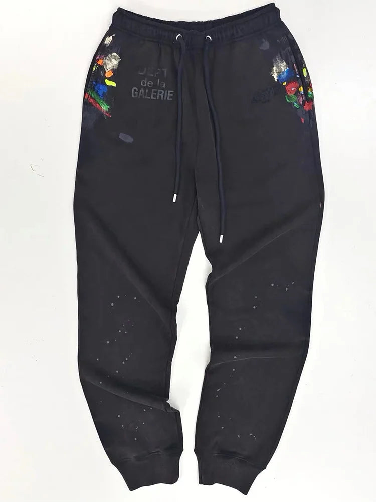 Gallery Dept Printed Hip-Hop Sweats Trousers - Foreign Drip