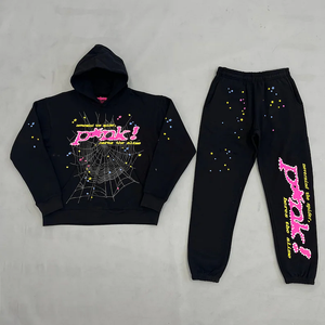 Y2k Spider Worldwide Graphic Punk Hoodie Tracksuit & Sweatpants - Foreign Drip