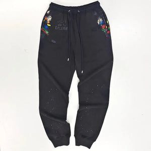 Gallery Dept Printed Hip-Hop Sweats Trousers - Foreign Drip